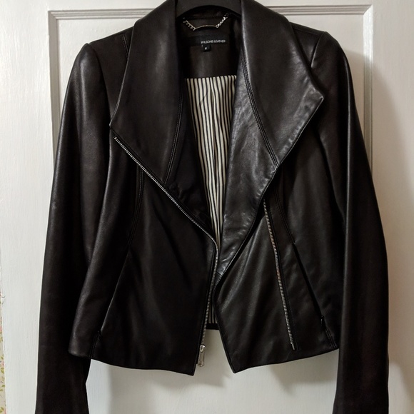 Black Leather Jacket - Picture 1 of 4